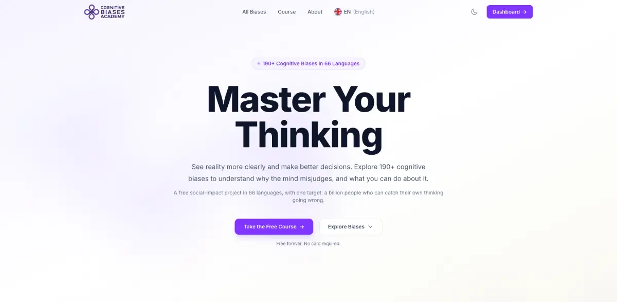 All Cognitive Biases in 66 Languages screenshot 2