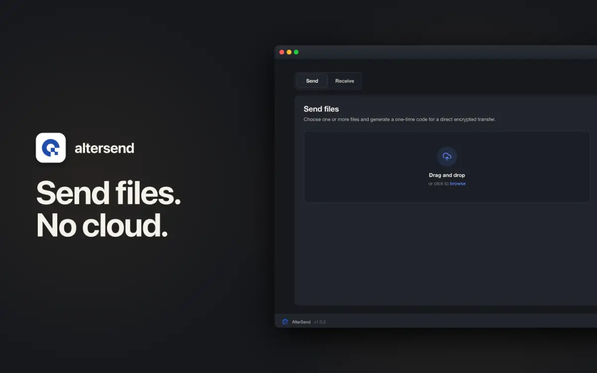 Altersend screenshot 1