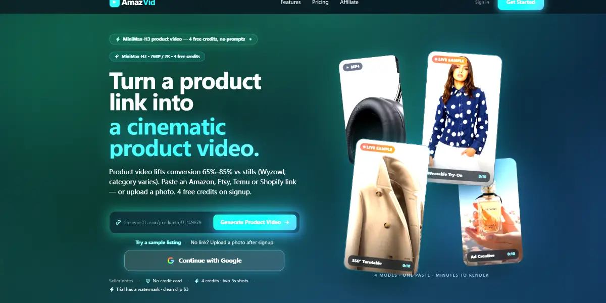 Amazvid screenshot 1