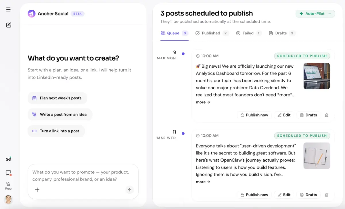 Ancher Social screenshot 3