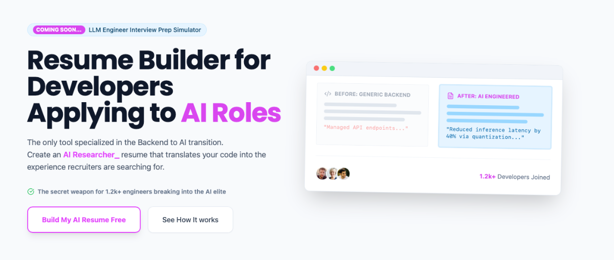 ApplyGenius - AI Resume Builder For Devs image number 11