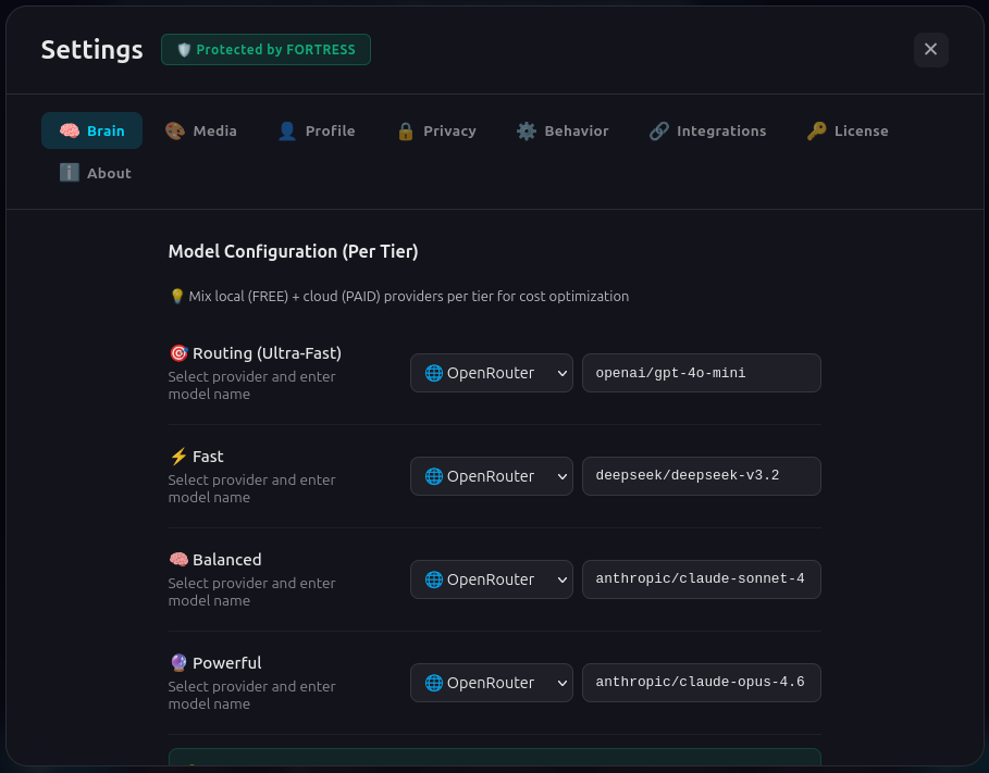 ARIA screenshot 2