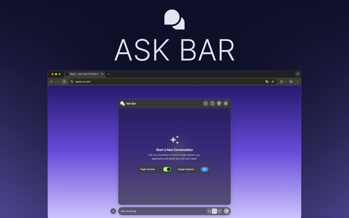 Ask Bar - AI Answers on Every Page image number 01