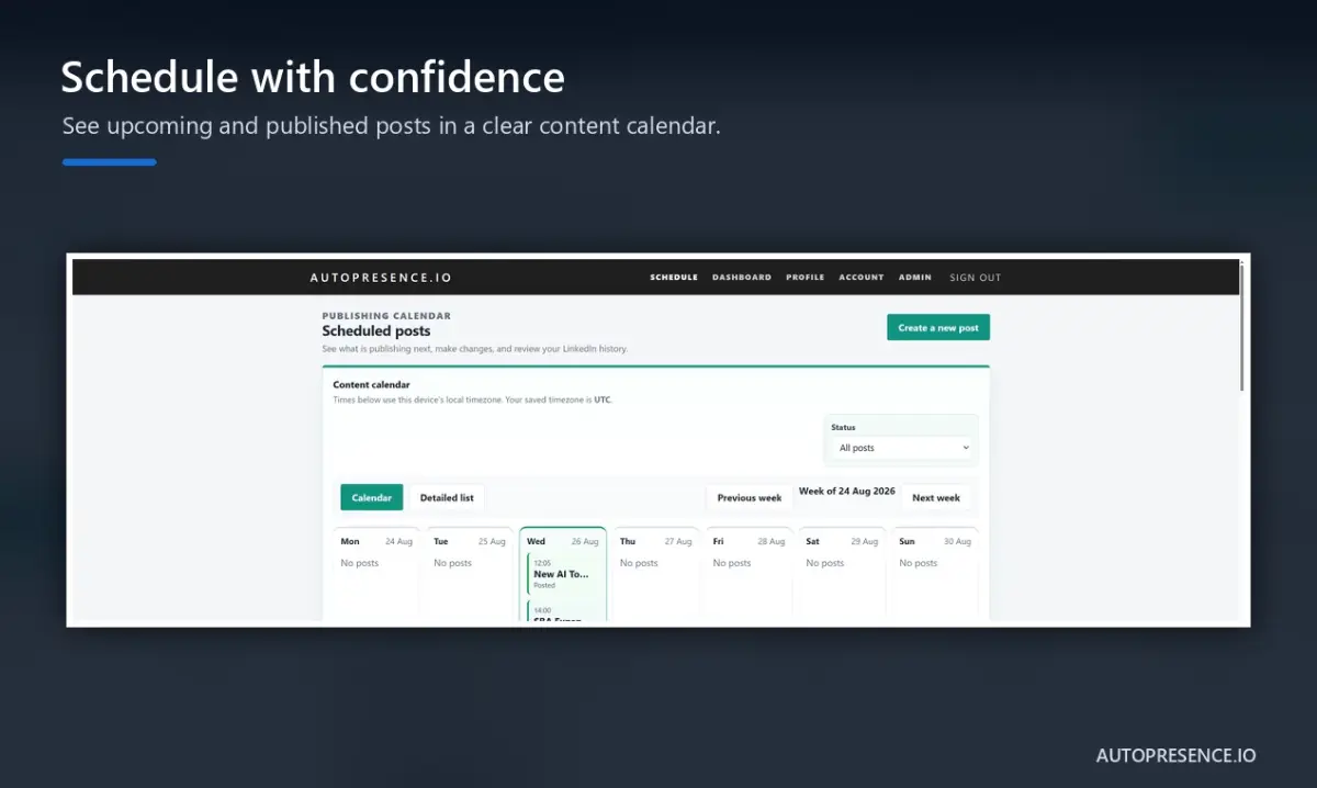 AutoPresence screenshot 2