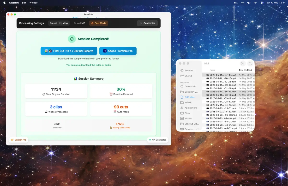AutoTrim by Benjamin Code screenshot 3