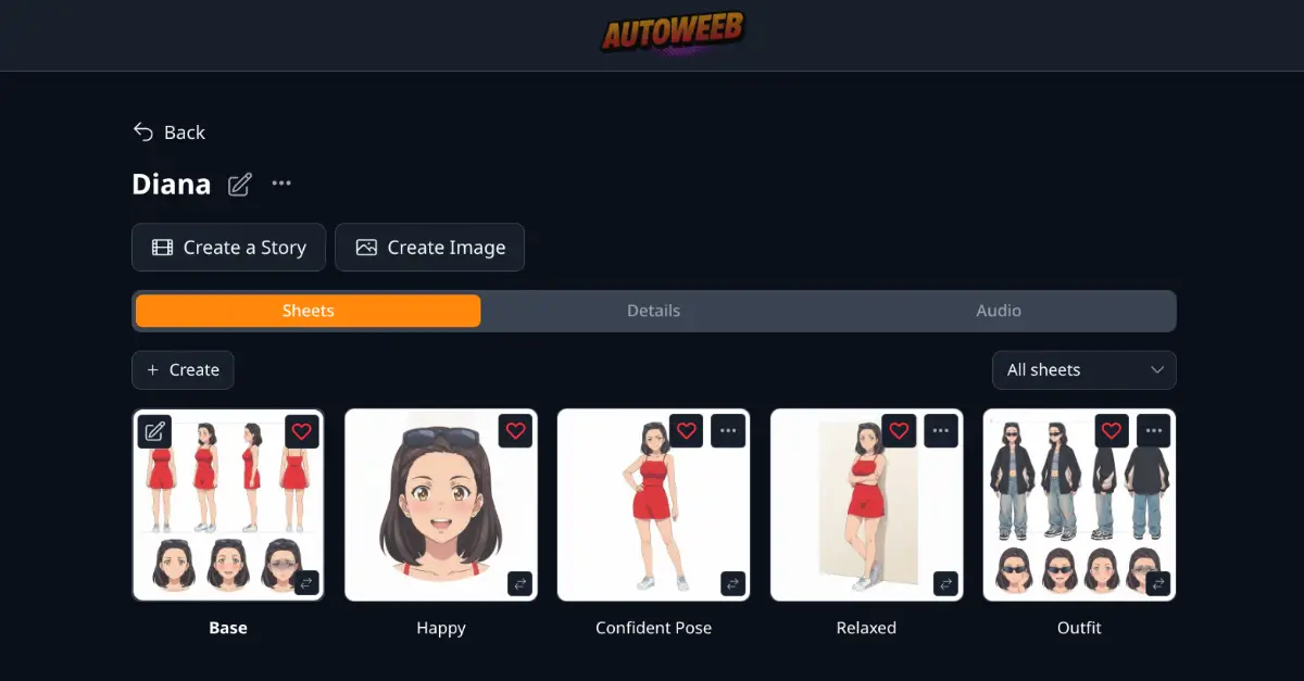 AutoWeeb - Consistent AI Anime screenshot 1
