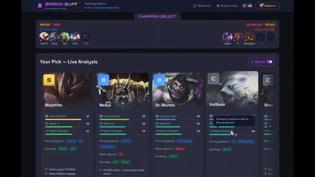 Baron Buff screenshot 1