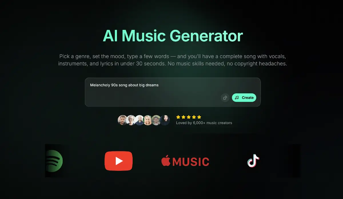 BeMusic AI - AI Music Generator screenshot 1