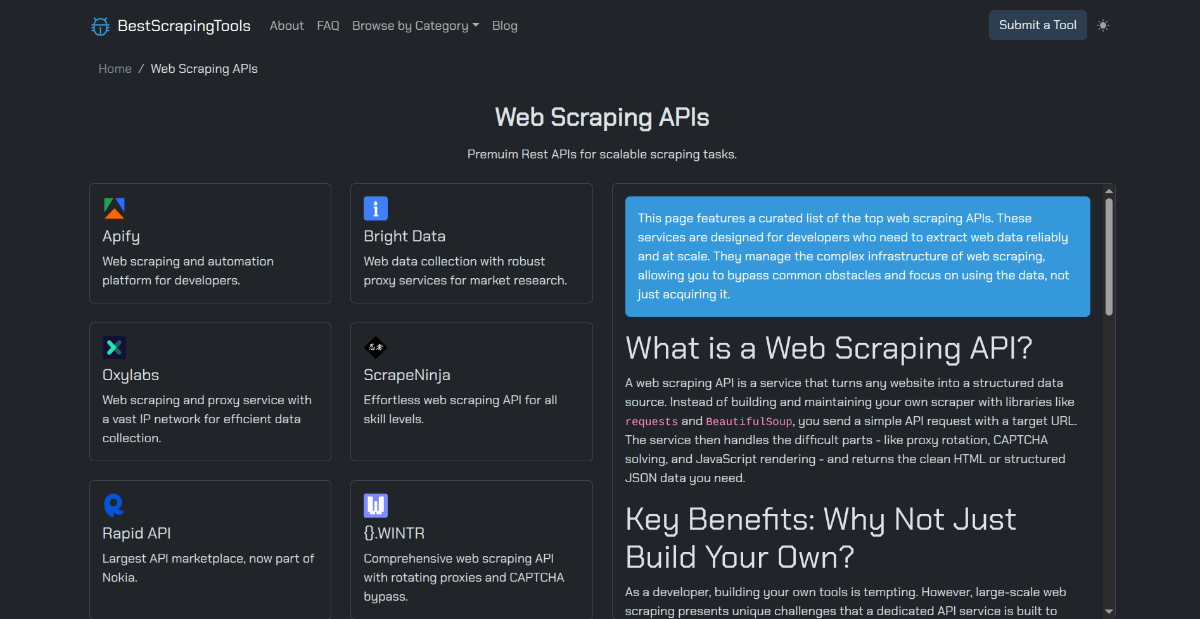 Best Scraping Tools - Directory image number 11