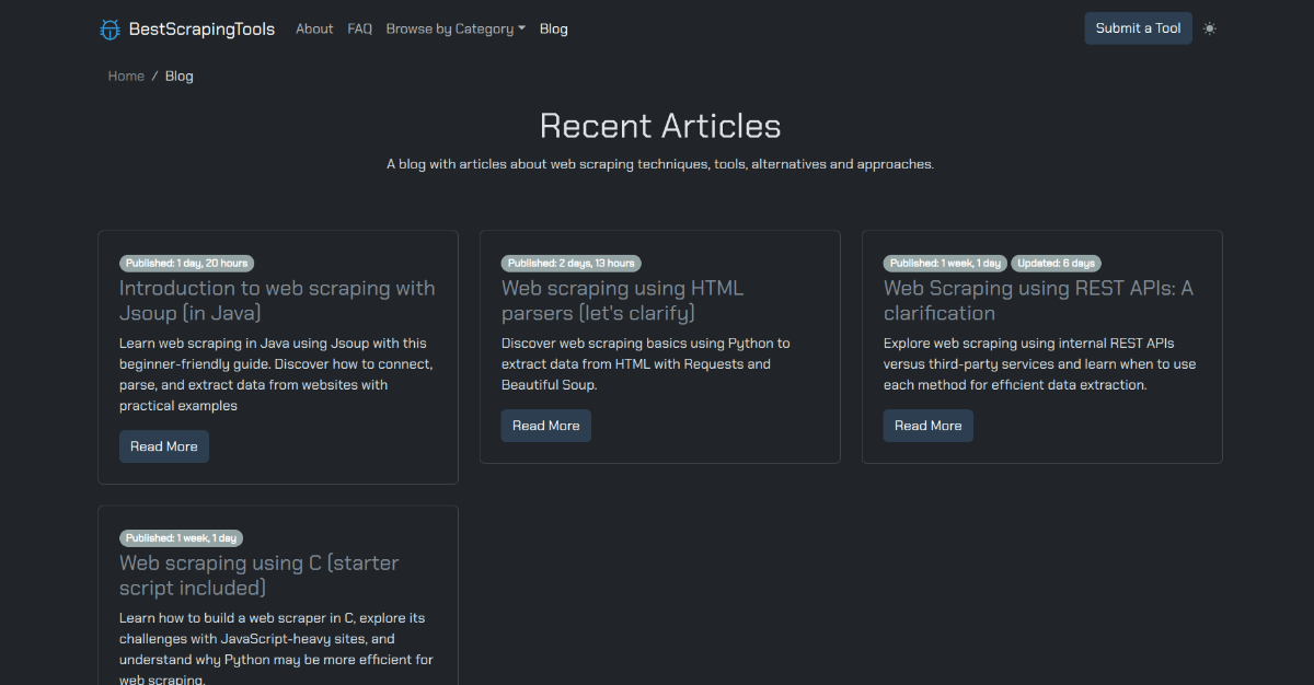 Best Scraping Tools - Directory image number 21