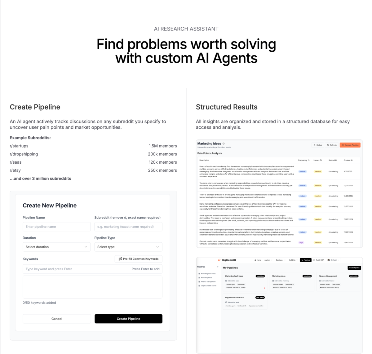 BigIdeasDB screenshot 3