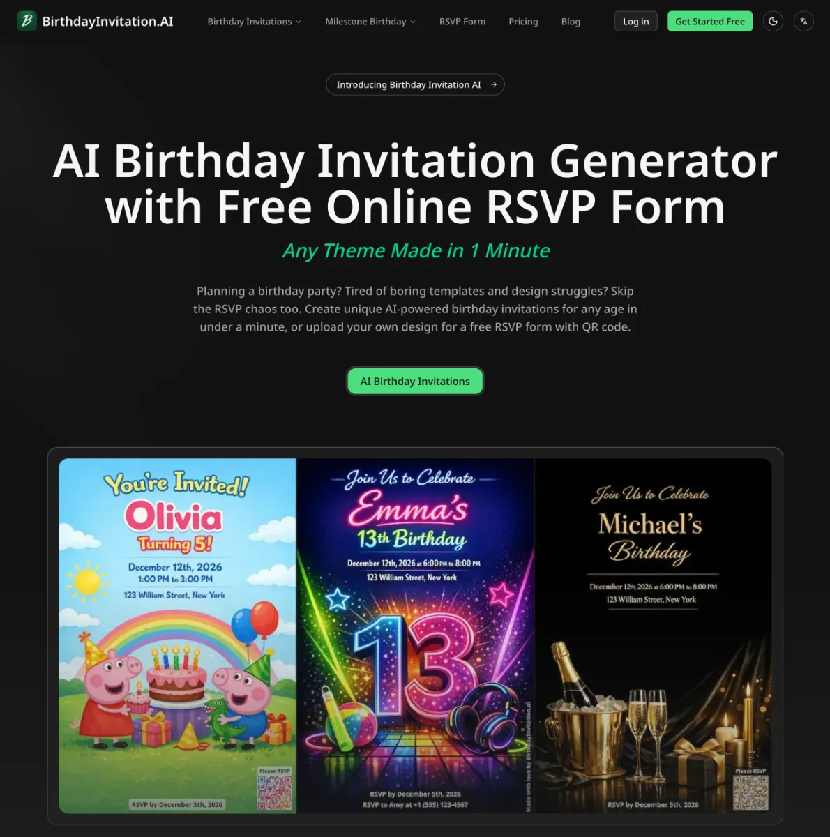 Birthday Invitation AI image number 11