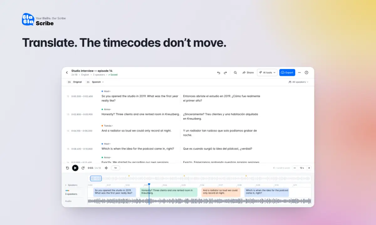 BlaBlaScribe screenshot 3