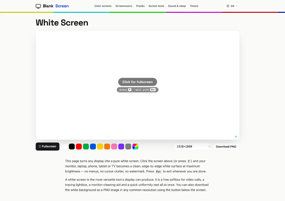 BlankScreen screenshot 3