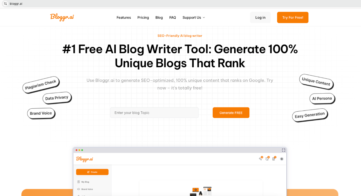 Bloggr AI product image