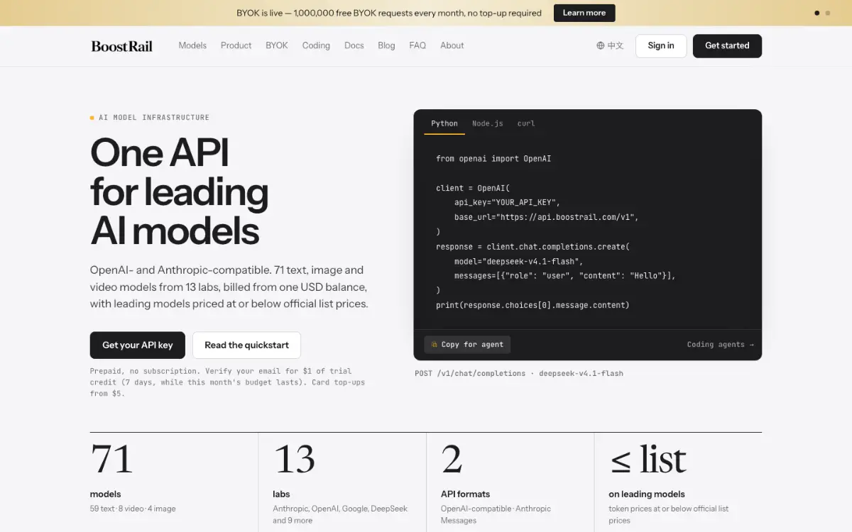 BoostRail screenshot 1