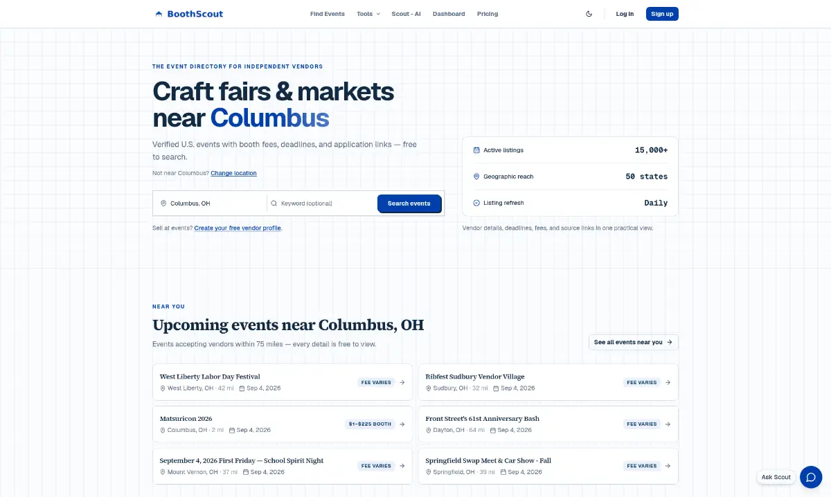 BoothScout screenshot 2
