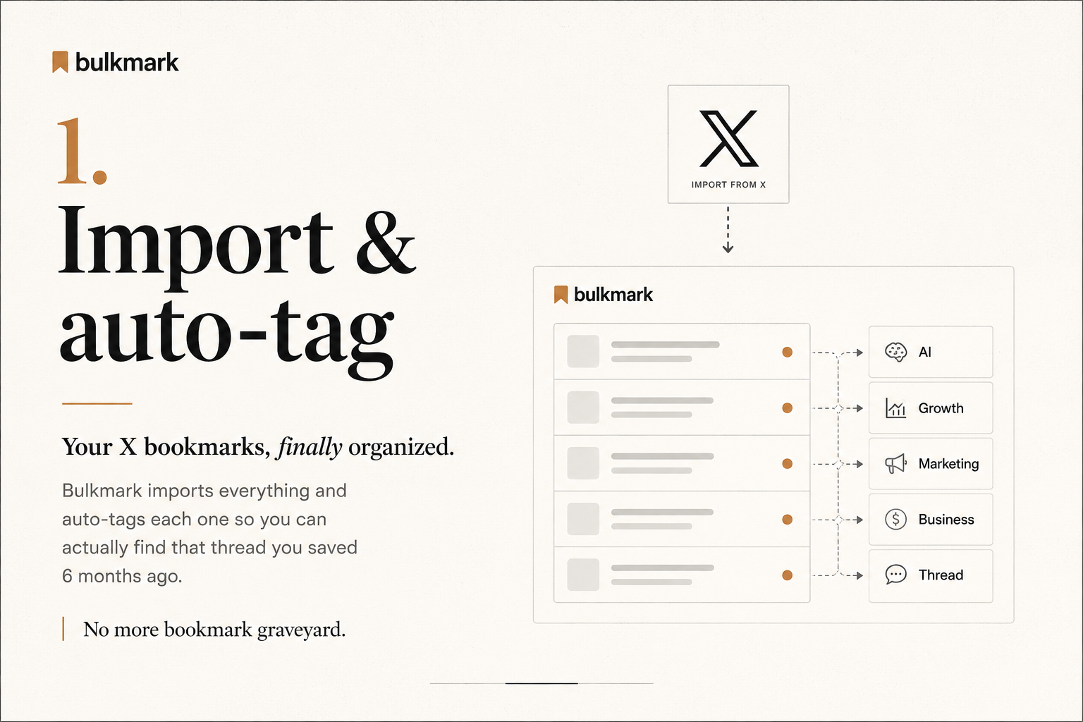 Bulkmark - Twitter/X bookmarks screenshot 1