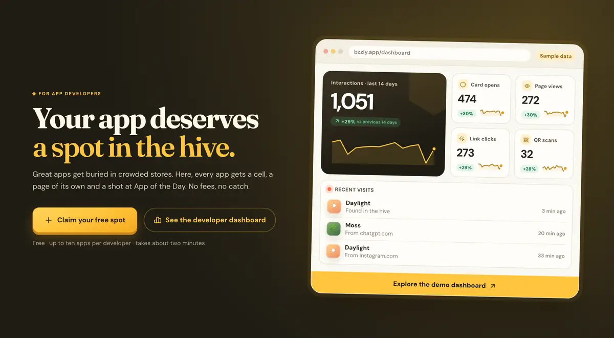 Bzzly - The App Hive screenshot 3