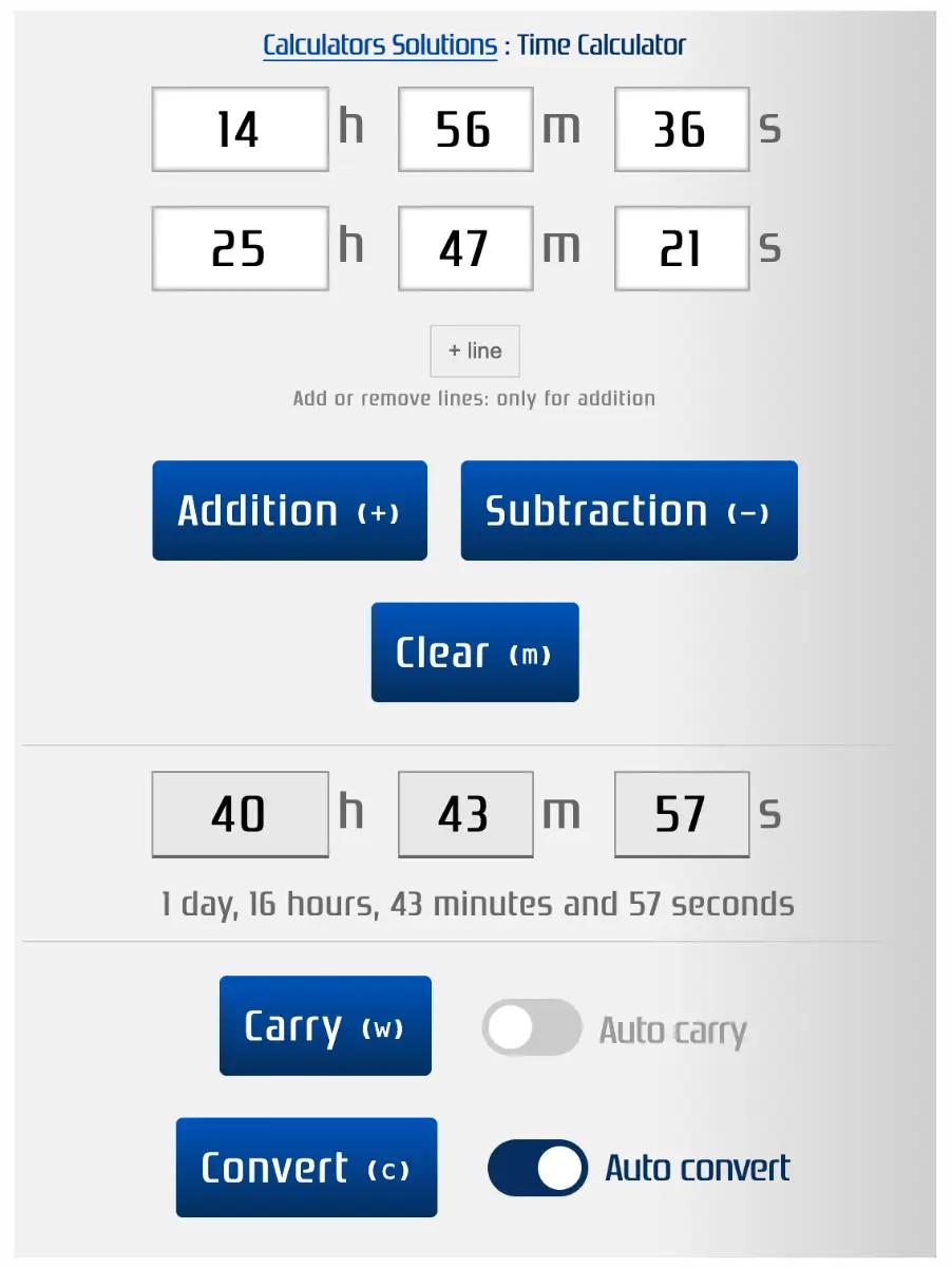 Calculators Solutions screenshot 1