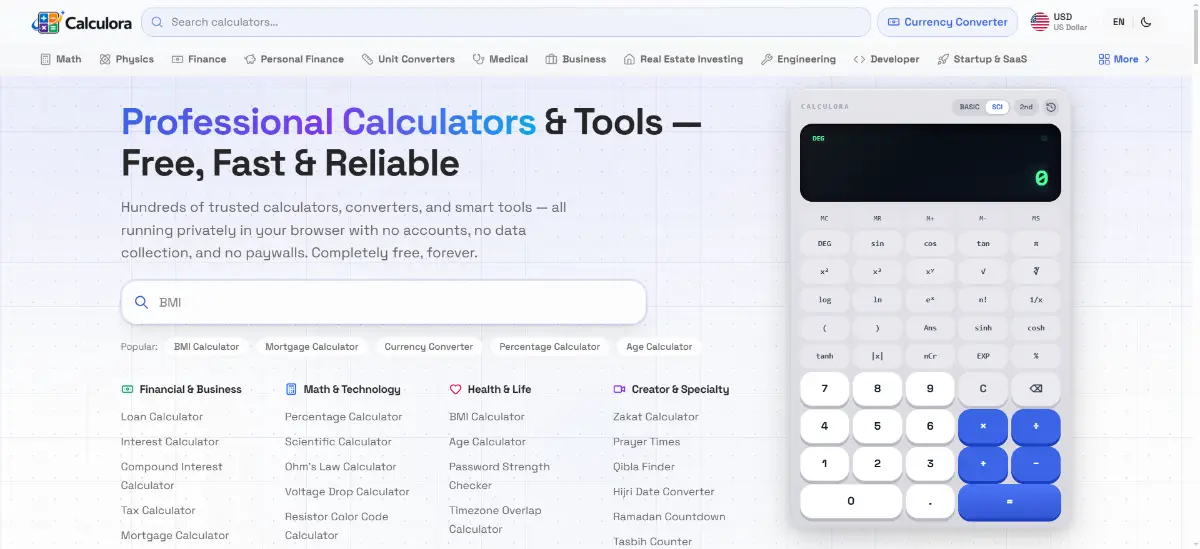 Calculora screenshot 1