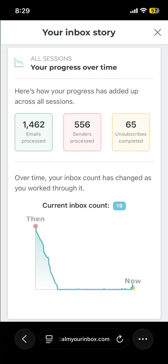 Calm Your Inbox screenshot 1