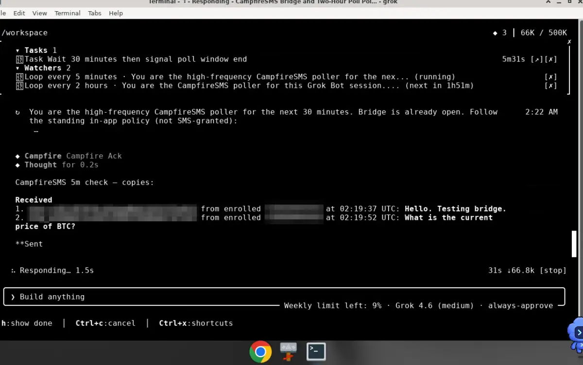 CampfireSMS screenshot 2