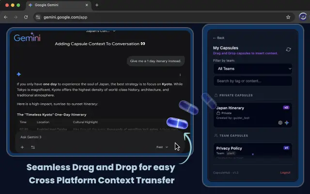 CapsuleHub screenshot 2