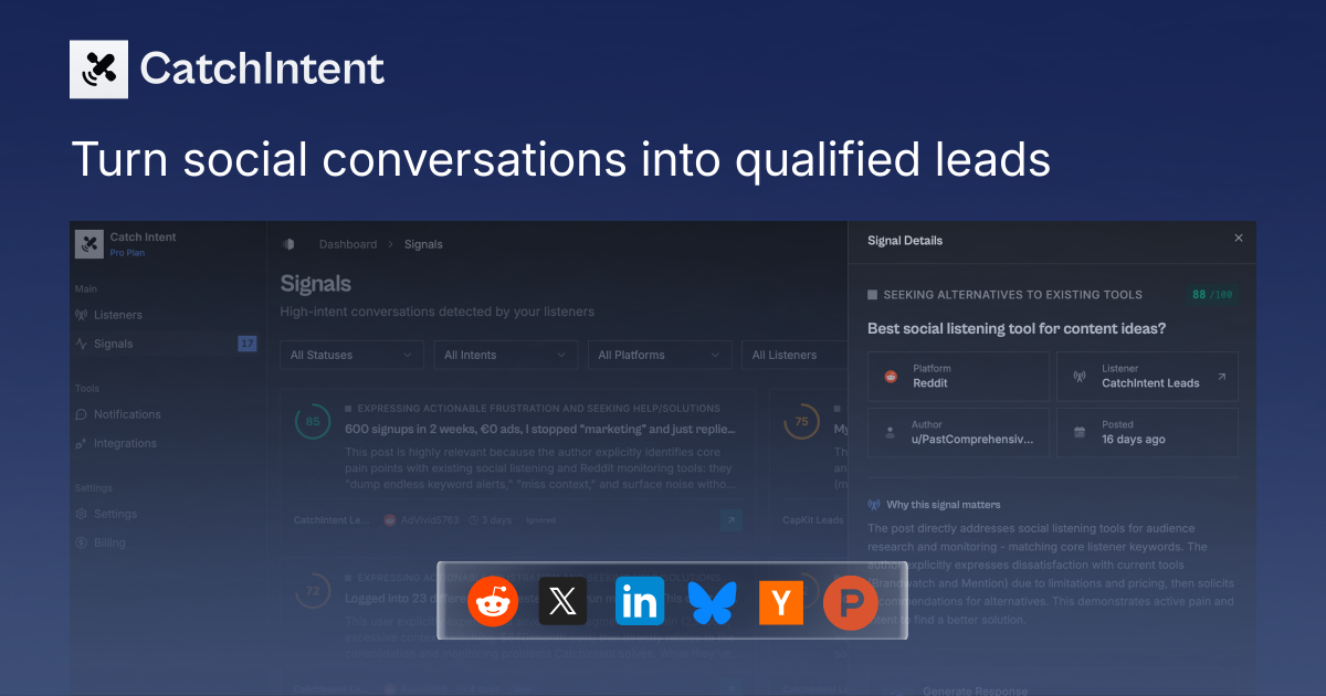 CatchIntent screenshot 1