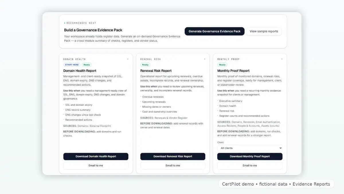 CertPilot screenshot 2