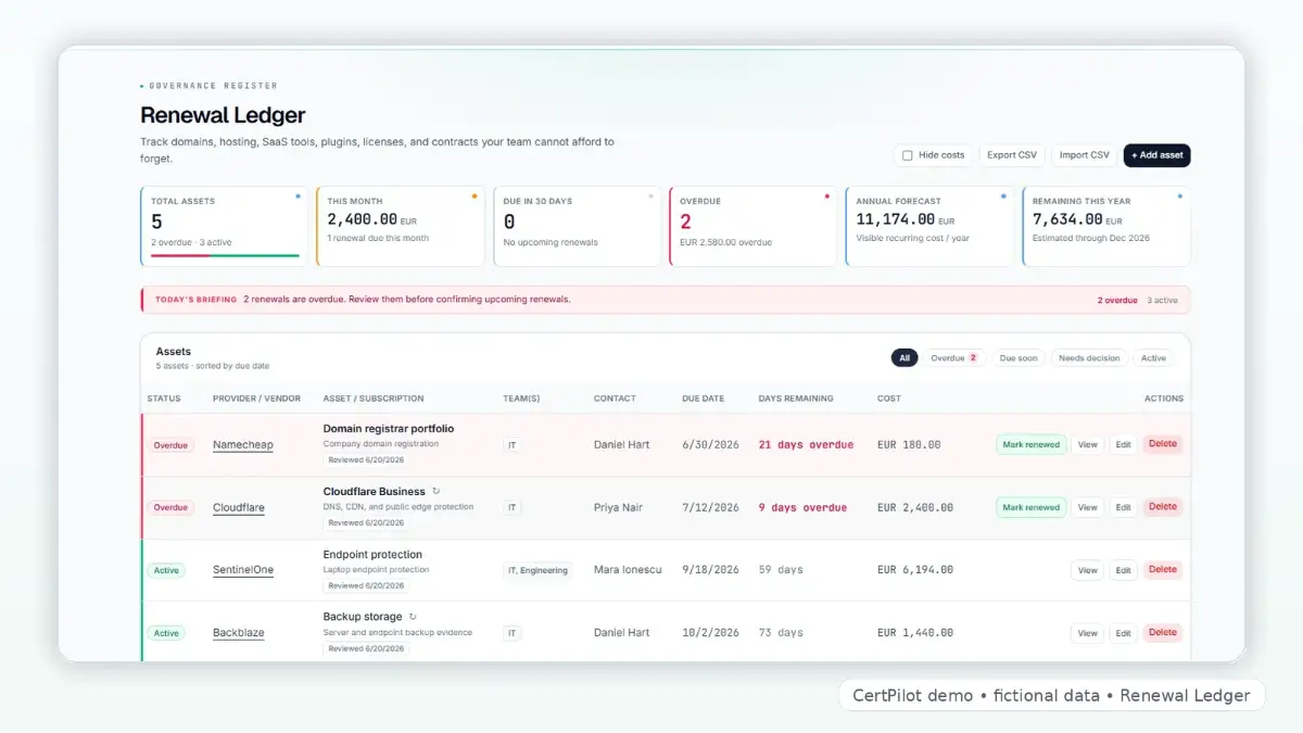 CertPilot screenshot 3