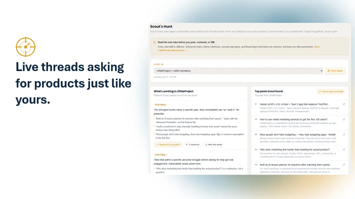 ChannelScout screenshot 1