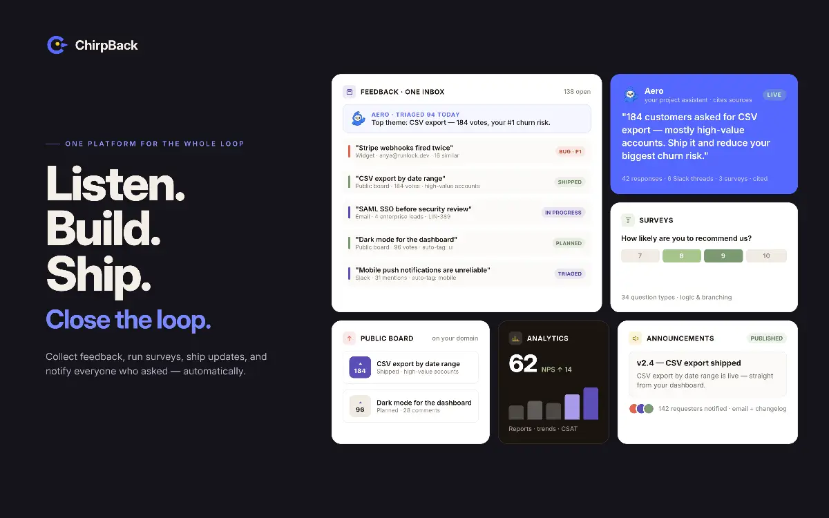 ChirpBack screenshot 1