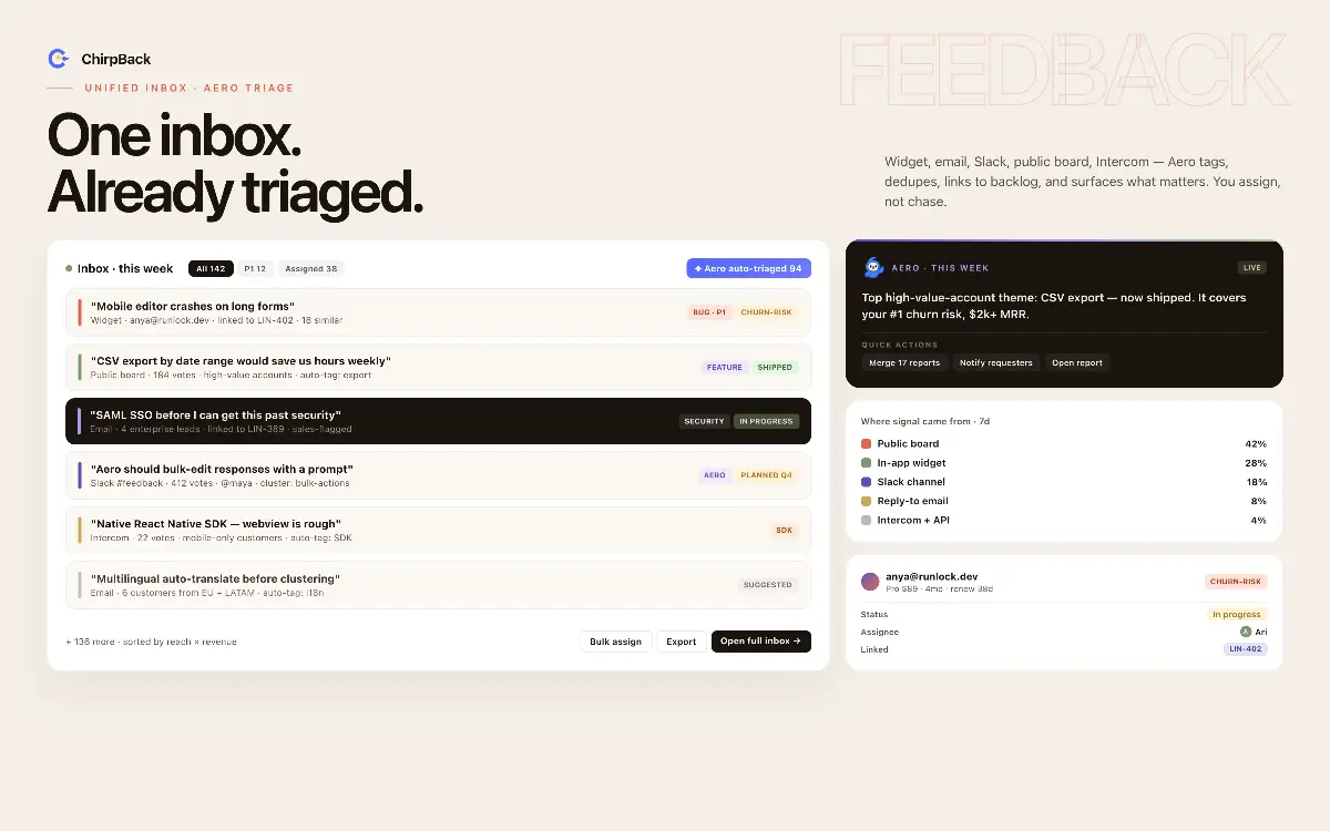 ChirpBack screenshot 2