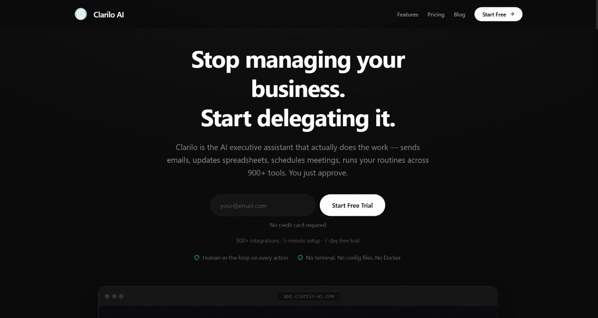 Clarilo AI screenshot 1
