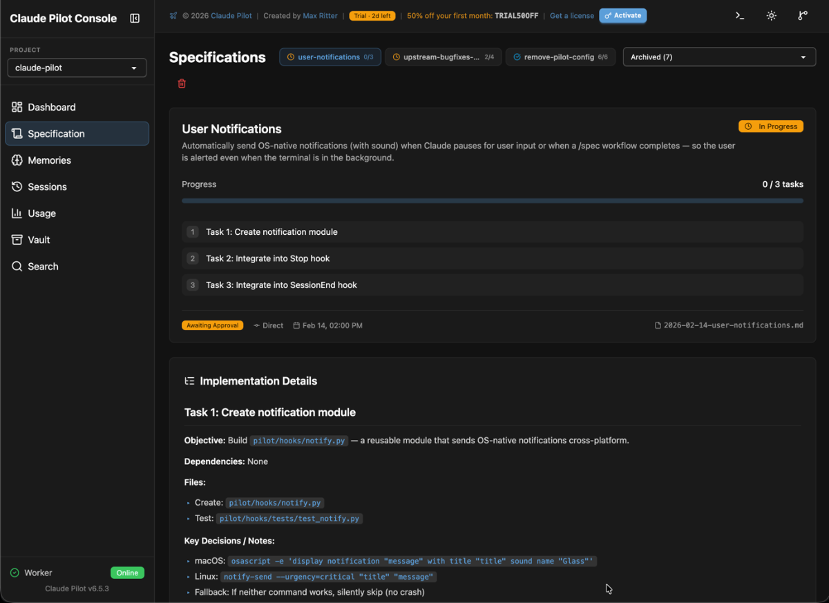 Claude Pilot image number 21