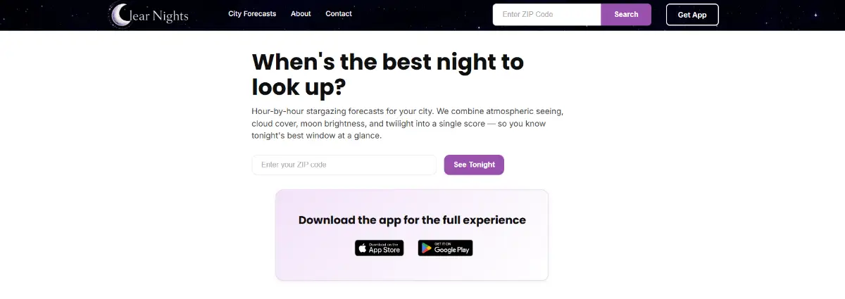 ClearNights screenshot 2