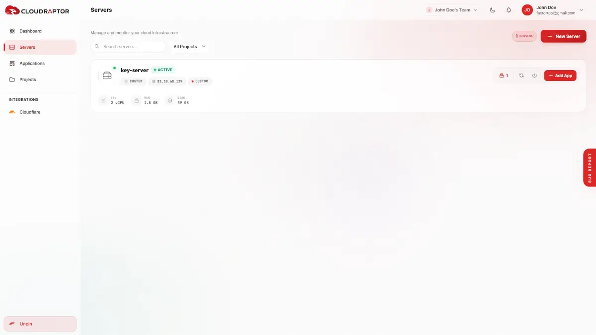 CloudRaptor screenshot 3
