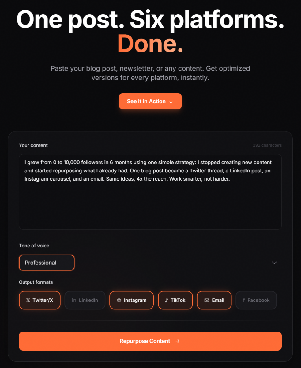 contentsplit screenshot 1