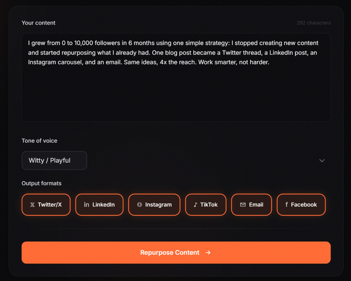 contentsplit screenshot 2