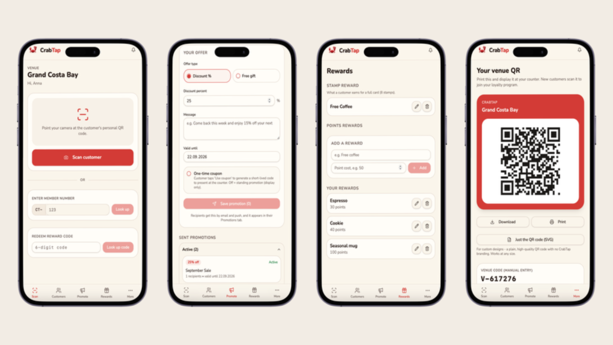 CrabTap screenshot 2