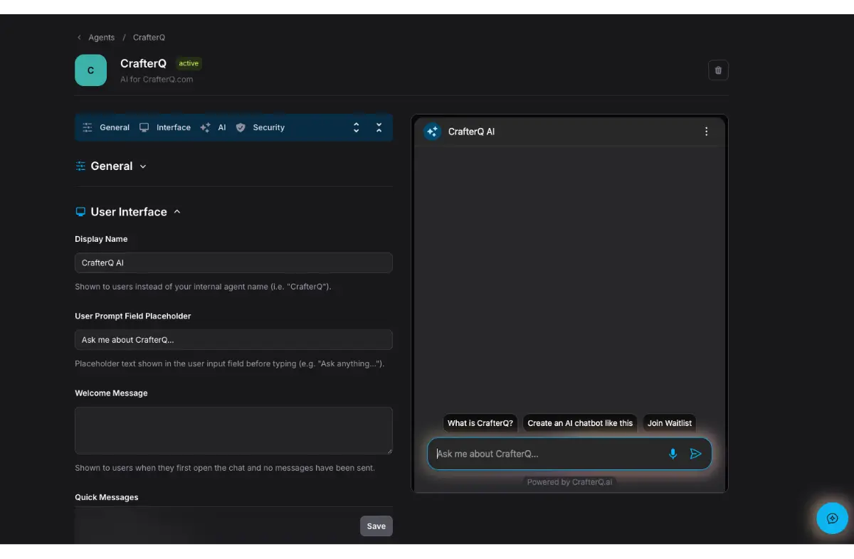 CrafterQ AI screenshot 1