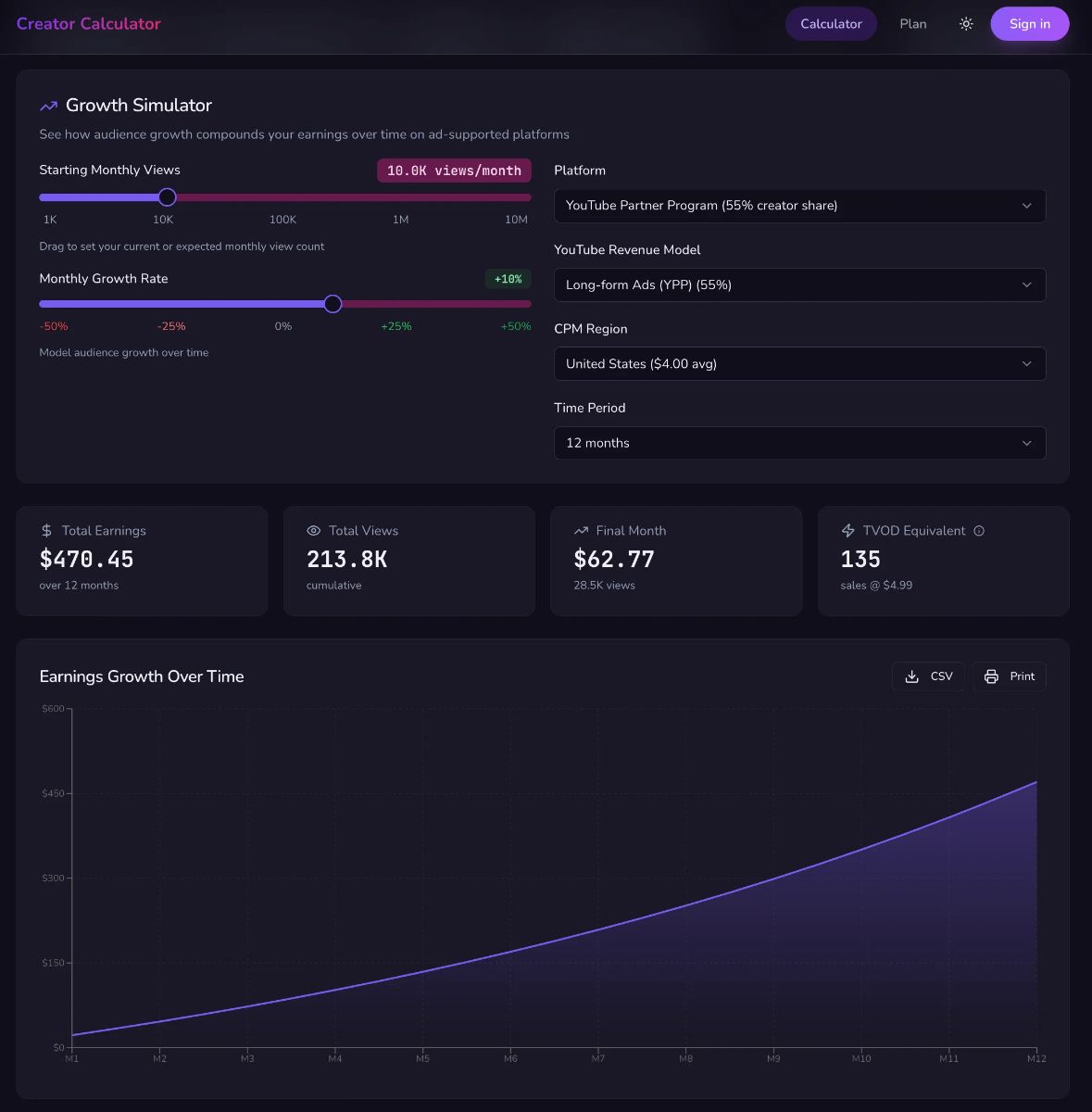 Creator Calculator product image