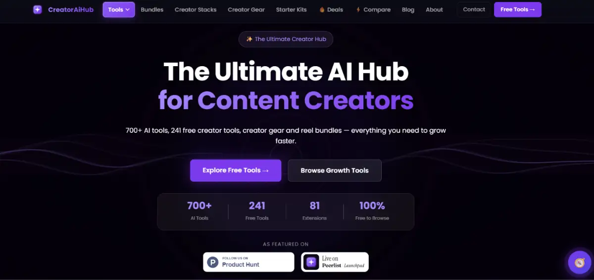 CreatorAiHubIO screenshot 1