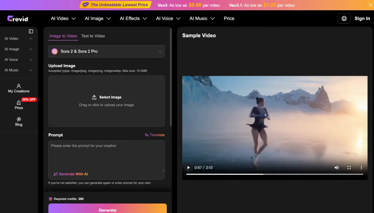Crevid AI screenshot 1