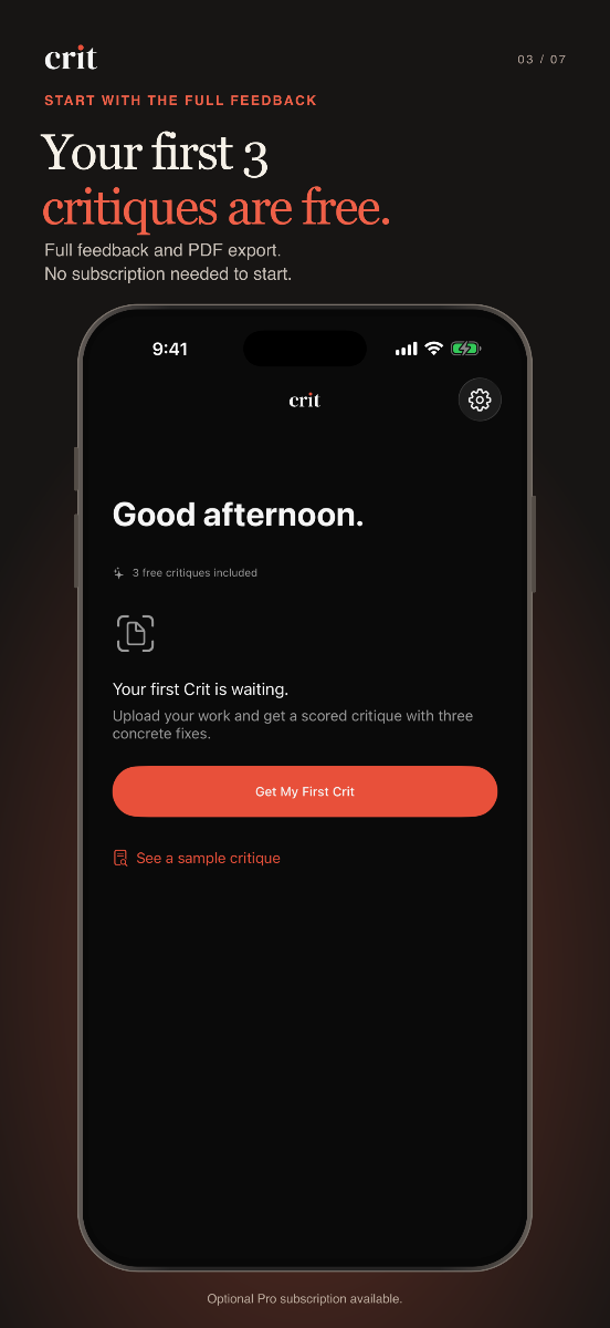 Crit screenshot 1