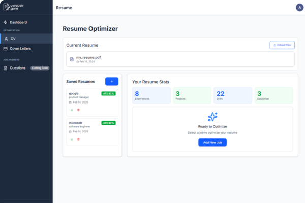 CV Repair Guru screenshot 1