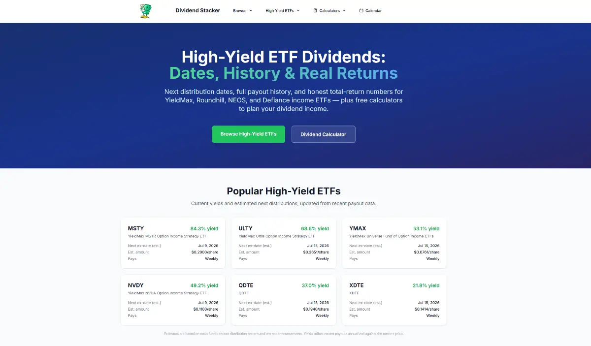 Dividend Stacker screenshot 1