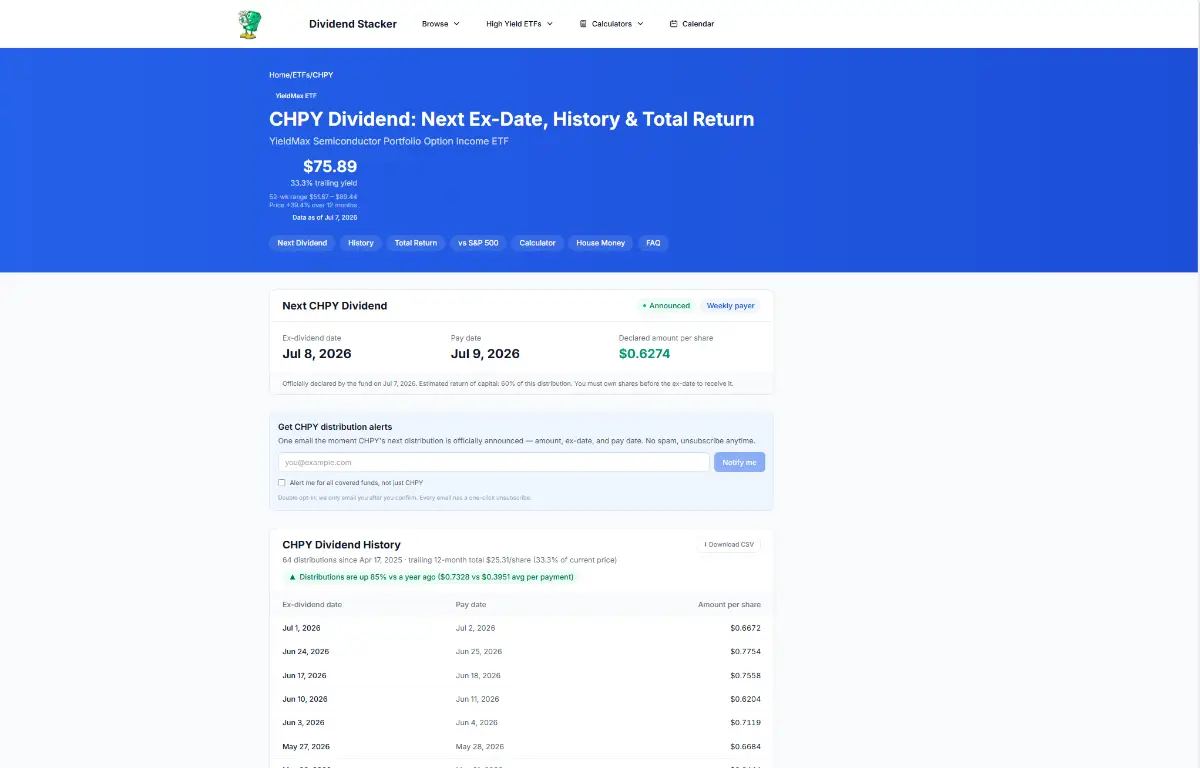 Dividend Stacker screenshot 2