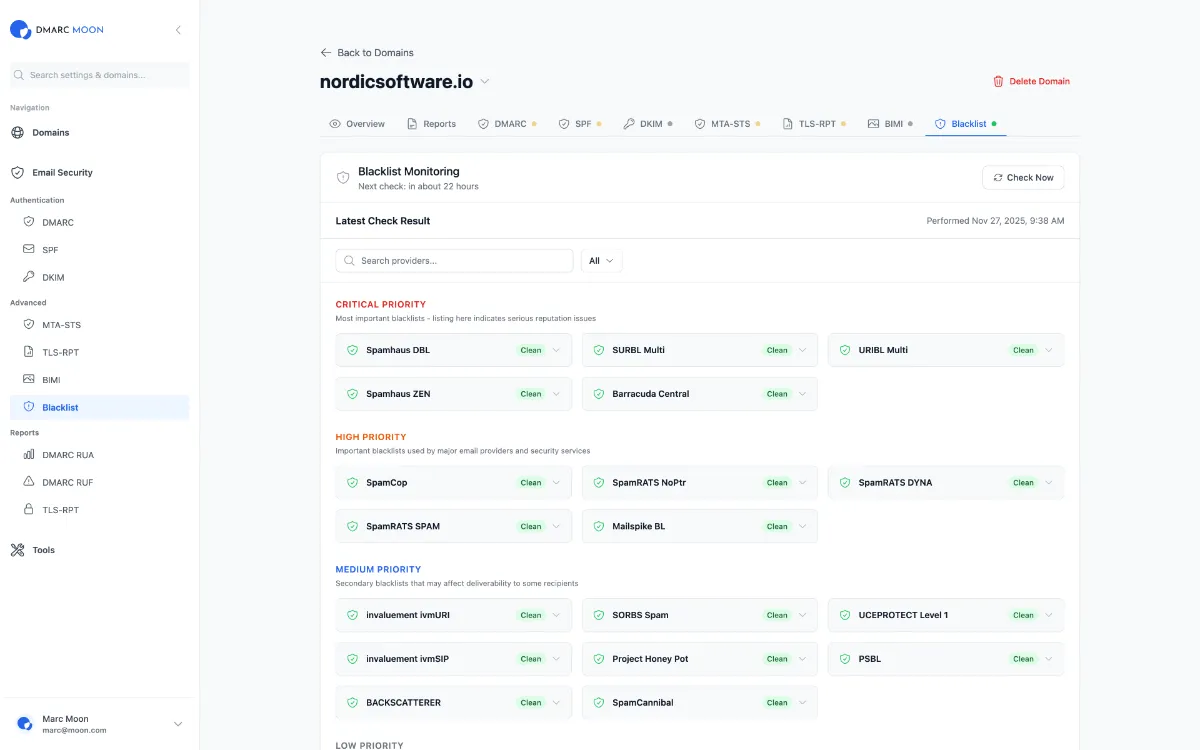 DMARC Moon screenshot 2